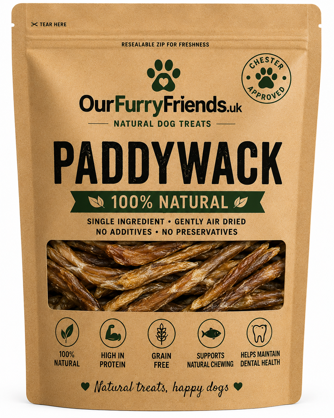 Natural Paddywack for Dogs | 100% Natural Dog Chews
