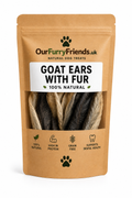 Goat Ears with Fur – Natural Dog Chews
