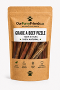 Grade A Beef Pizzle Sticks for Dogs – 15cm