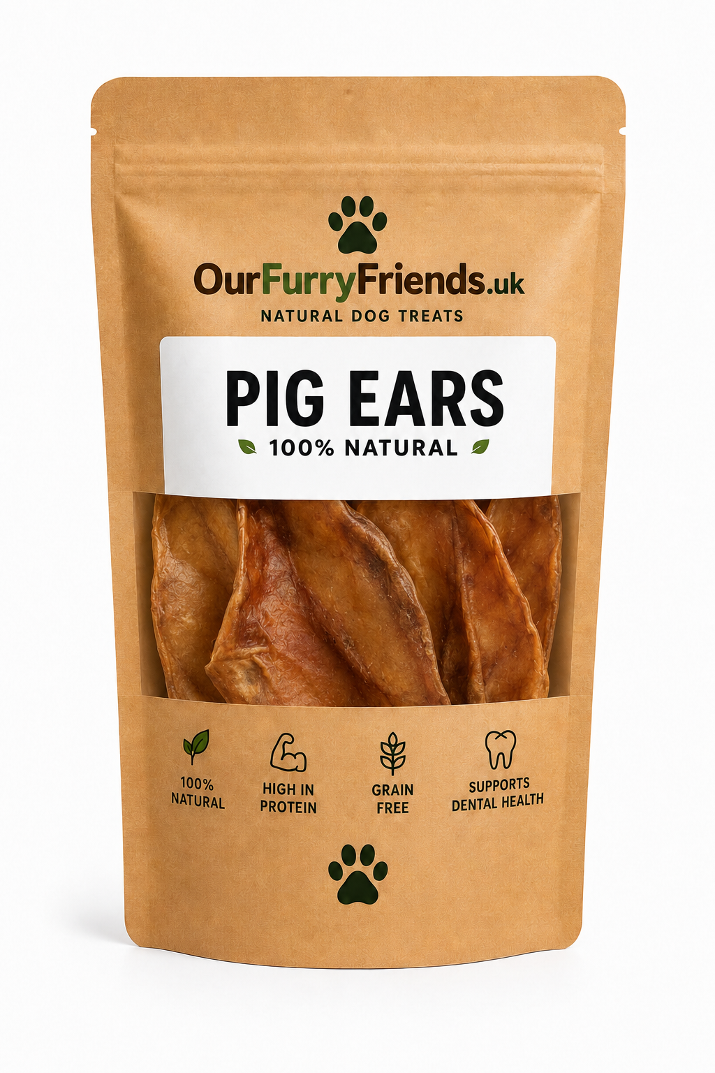 Natural Pig Ears for Dogs – 100% Natural Dog Treats