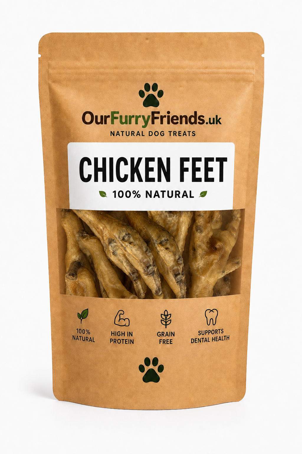 Natural Chicken Feet for Dogs – 100% Natural Dog Treats